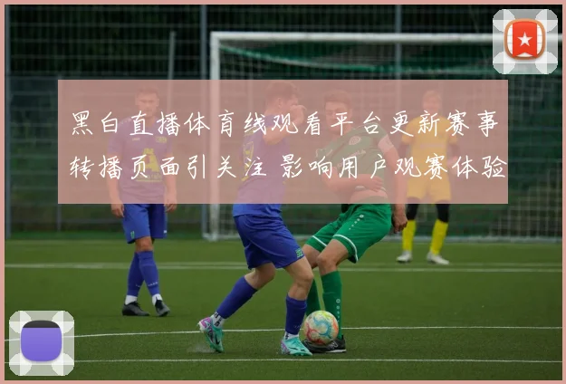 黑白直播体育线观看平台更新赛事转播页面引关注 影响用户观赛体验