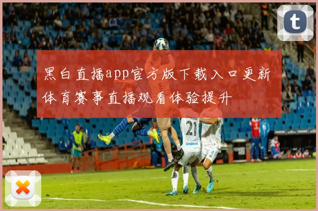 黑白直播app官方版下载入口更新 体育赛事直播观看体验提升